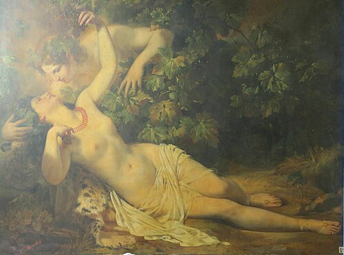 Bacchus et Érigone, 1827, François Bouchot