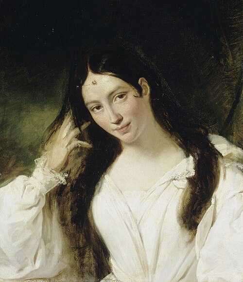 Portrait de la Malibran en Desdémone, 1831, François Bouchot