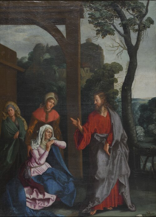 Christus nimmt Abschied von seiner Mutter, 1601, Christian Richter