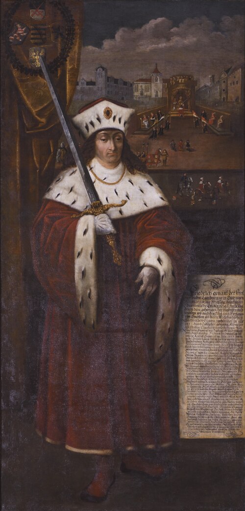 Kurfürst Friedrich I. von Sachsen, gen. der Streitbare, 1636, Christian Richter