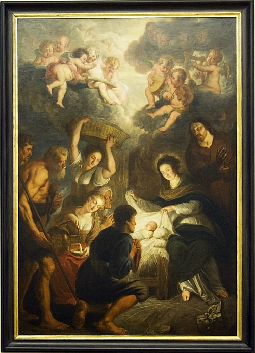 The Adoration of the Shepherds, 1682, Jean-Érasme Quellin