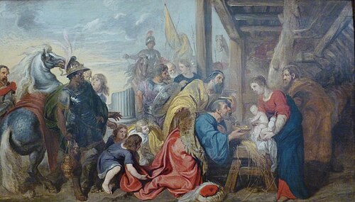 L'Adoration des mages, 1649, Jean-Érasme Quellin