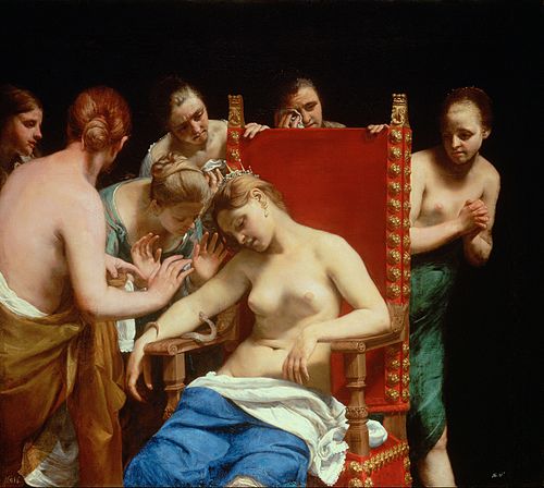 La Mort de Cléopâtre, 1659, Guido Cagnacci