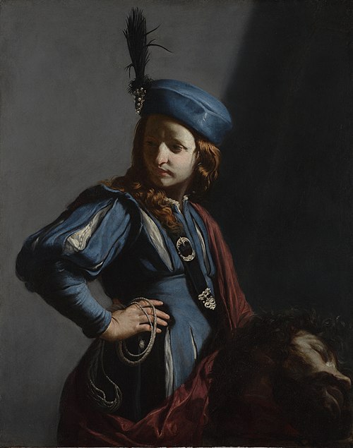 David with the Head of Goliath, 1645, Guido Cagnacci