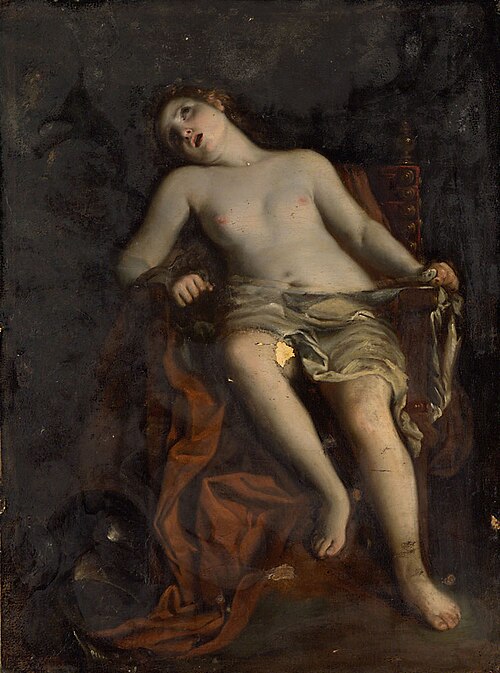 Selbstmord der Kleopatra, , Guido Cagnacci