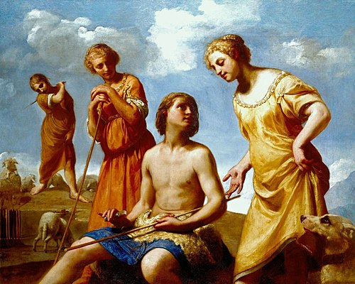 Jacob Peeling the Rods, 1650, Guido Cagnacci