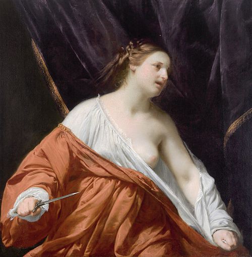 La Mort de Lucrèce, 1650, Guido Cagnacci