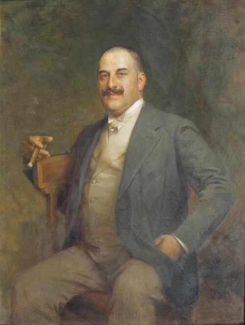 Portret mężczyzny, 1902, Zygmunt Ajdukiewicz