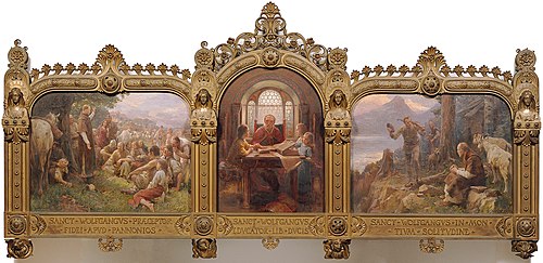 The Legend of St. Wolfgang, 1907, Zygmunt Ajdukiewicz