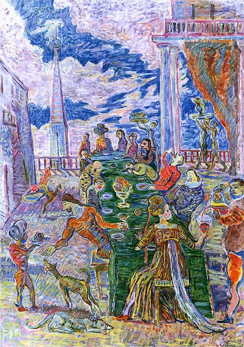 Banquet I, so-called Large, 1933, Zygmunt Waliszewski
