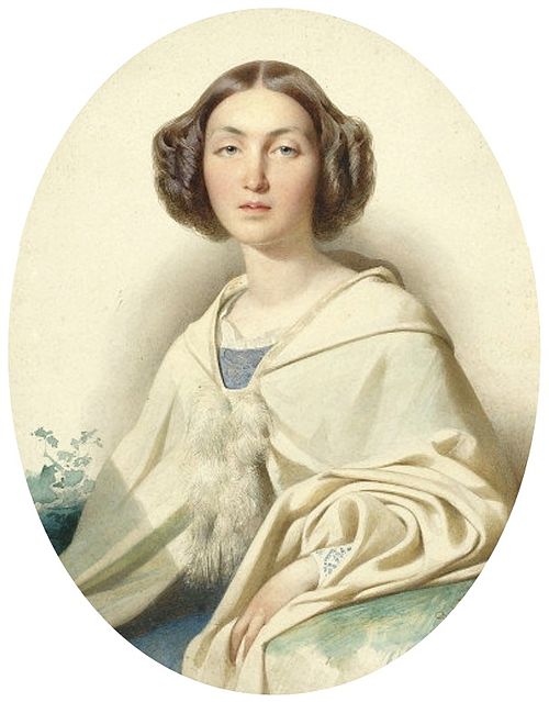 Miniature de Marianne d'Orange-Nassau (1810-1883)., 1846, Johan Philip Koelman
