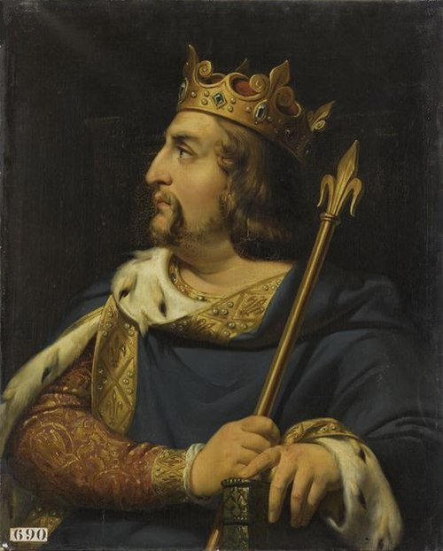 Louis VI, dit le Gros, roi de France (1078-1137), 1837, Merry-Joseph Blondel