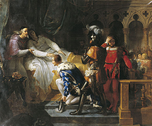La Mort de Louis XII surnommé le Père du peuple, 1817, Merry-Joseph Blondel