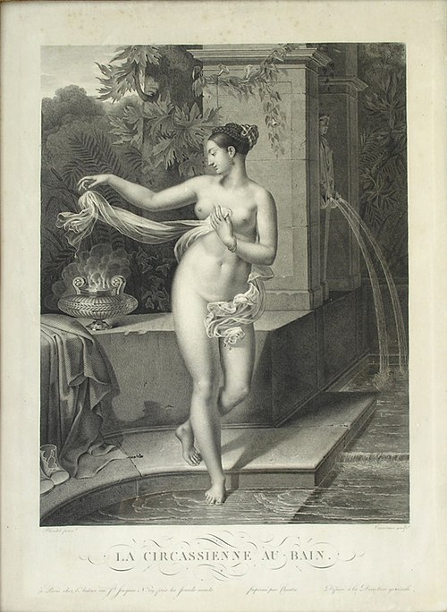 La Circassienne au bain, 1814, Merry-Joseph Blondel