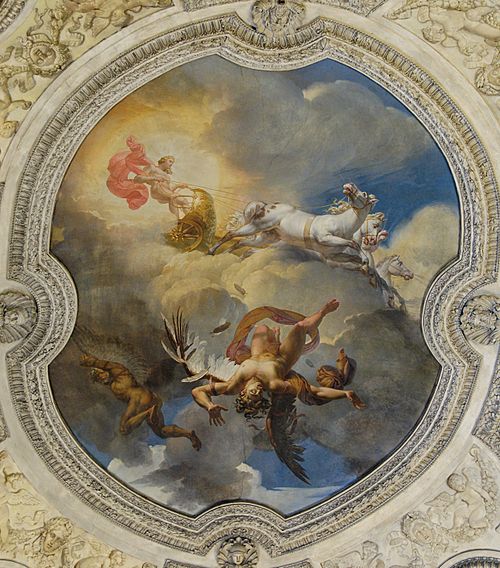 Le Soleil. La Chute d'Icare, 1819, Merry-Joseph Blondel