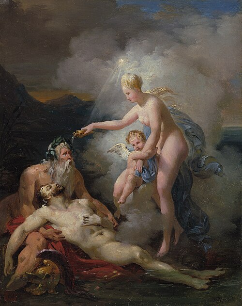 Venus Healing Aeneas, 1820, Merry-Joseph Blondel