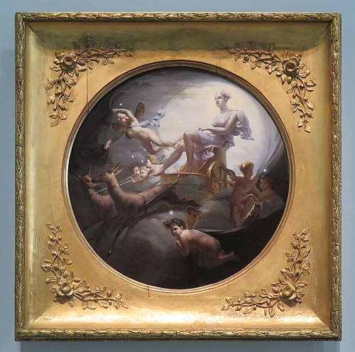 Diane sur son char allant vers Endymion, 1821, Merry-Joseph Blondel