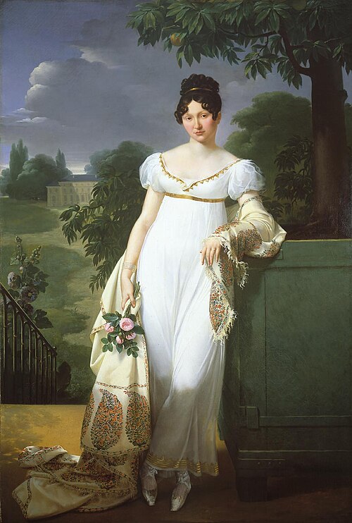 Portrait of Félicité-Louise-Julie-Constance de Durfort, Maréchale de Beurnonville (1782-1808), 1808, Merry-Joseph Blondel