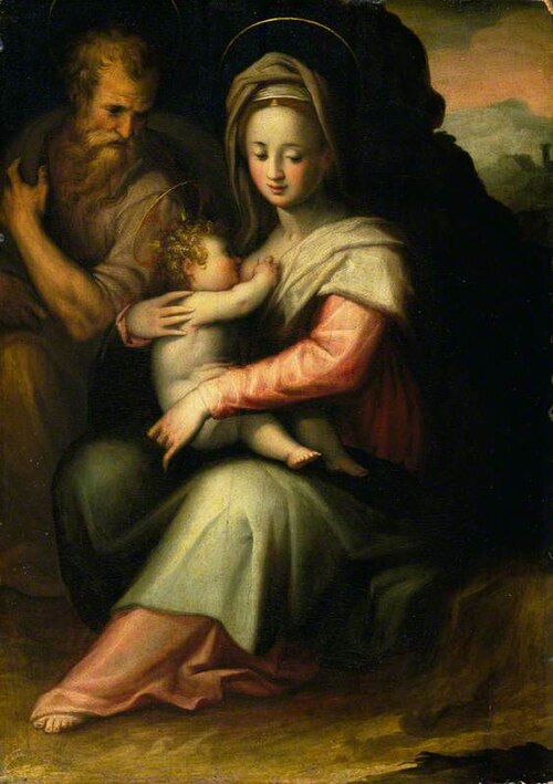 The Rest on the Flight into Egypt, 1570, Giovanni Battista Naldini