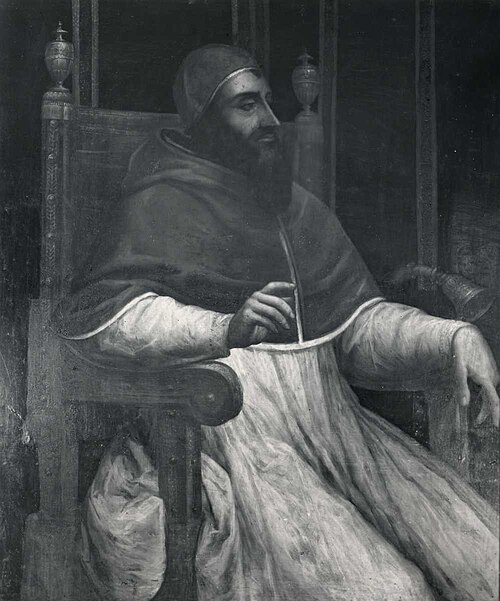 Portrait of Pope Clement VII, 1585, Giovanni Battista Naldini