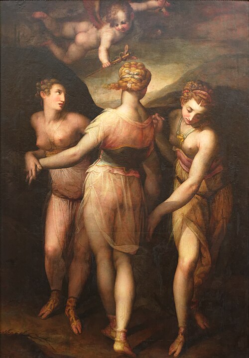 The Three Graces, 1871, Giovanni Battista Naldini