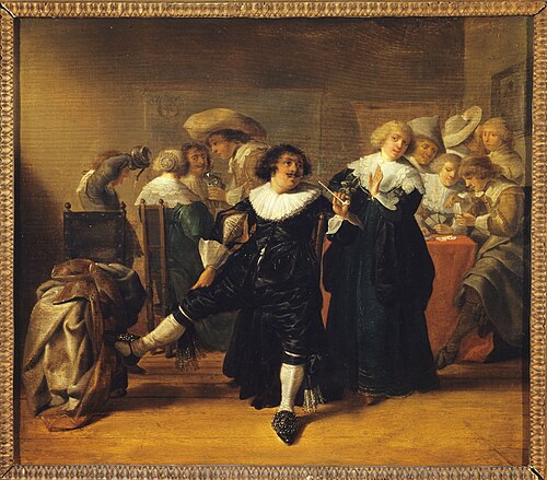 Scène de cabaret, 1635, Antonie Palamedesz