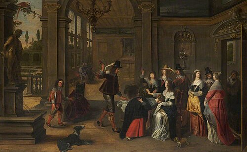 A Game of Forfeits, 1620, Antonie Palamedesz