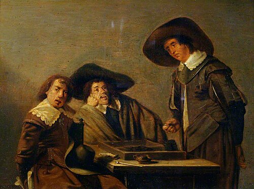 Backgammon Players, , Antonie Palamedesz