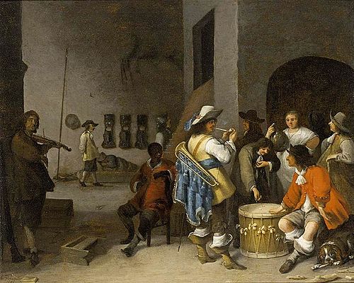 Guardroom Scene, 1656, Antonie Palamedesz