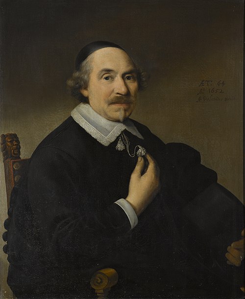 Portrait d'un homme, probablement Pieter Anthonisz. Van Bronckhorst (1588-1661), 1652, Antonie Palamedesz