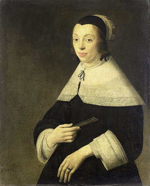 Portrait of a young woman, 1654, Antonie Palamedesz