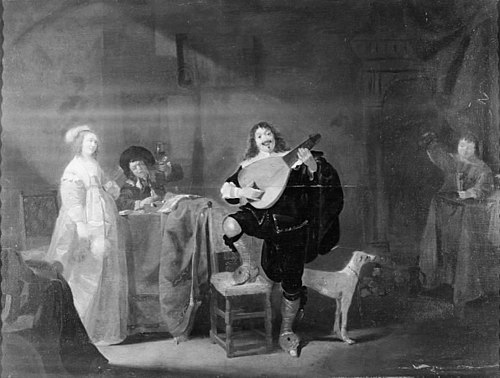 Guitar Player, 1644, Antonie Palamedesz
