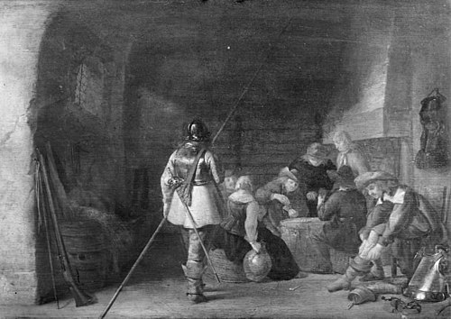 A Guardroom, 1644, Antonie Palamedesz