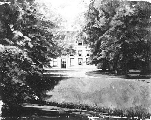 The Puntenburg House in Utrecht, 1892, J.P. Scheuer
