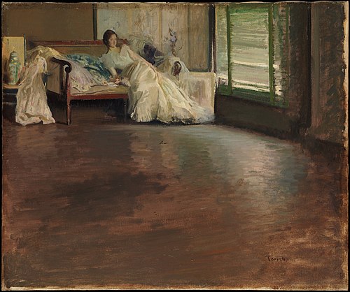 Across the Room, 1899, Edmund Tarbell