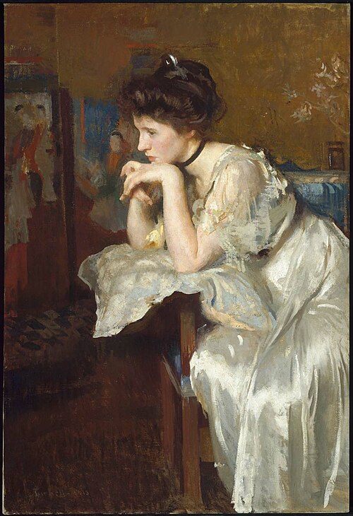 Reverie (Katharine Finn), 1913, Edmund Tarbell