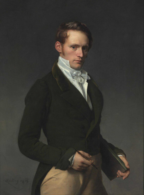 Portrait d'un artiste, 1819, Michel Martin Drolling