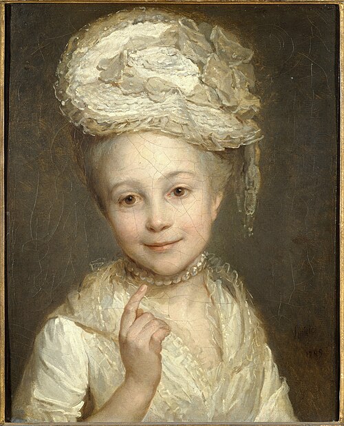Emilie Vernet (1760-1794), 1769, Nicolas-Bernard Lépicié