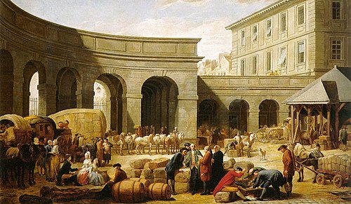 The Courtyard of the Customs House, 1775, Nicolas-Bernard Lépicié