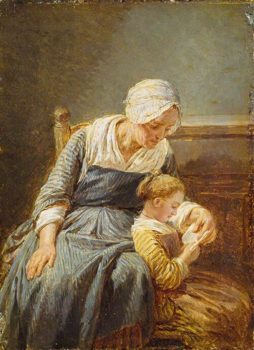 The Reading Lesson, 1777, Nicolas-Bernard Lépicié