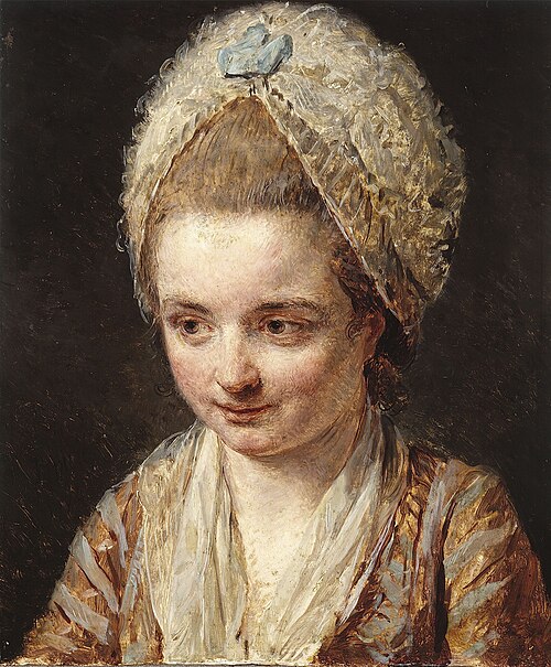 La Coiffe blanche, 1774, Nicolas-Bernard Lépicié