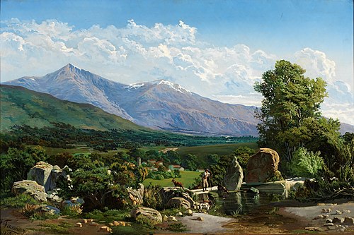 Vista de Villalba (Madrid), 1875, Francisco Fernández de la Oliva