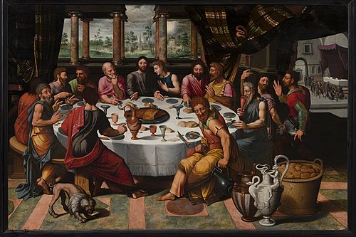 Het laatste avondmaal, 1537, Hans Eworth