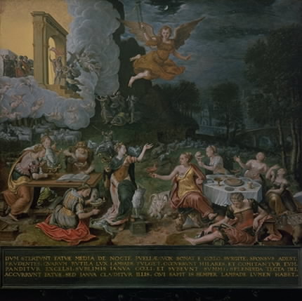 An Allegory of the Wise and the Foolish Virgins, 1570, Hans Eworth
