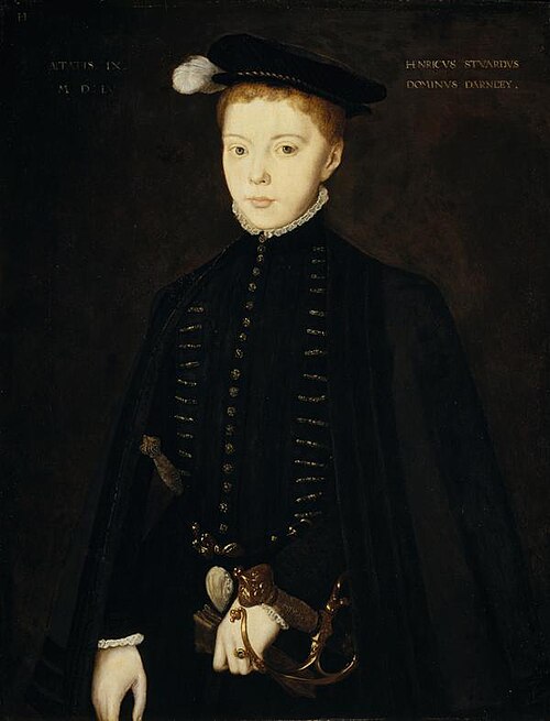 Henry Stuart, Lord Darnley, 1545 - 1567. Consort of Mary, Queen of Scots, 1555, Hans Eworth