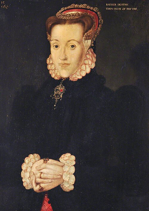 An Unknown Lady, called 'Anne Ayscough/Askew, Mrs Thomas Kyme (1521-1546)', 1560, Hans Eworth