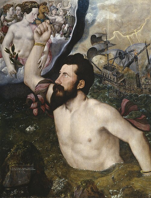 Allegorical Portrait of Sir John Luttrell, 1550, Hans Eworth