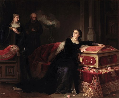 La reina doña Juana la Loca, 1858, Gabriel Maureta Aracil