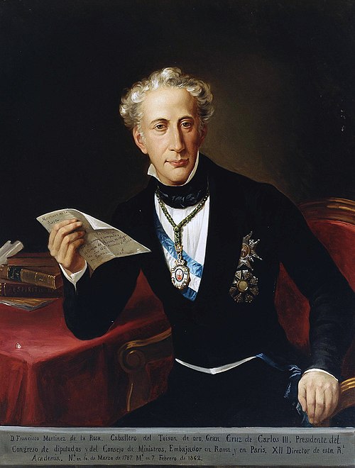 Francisco Martínez de la Rosa (copia), 1880, Francisco Díaz Carreño