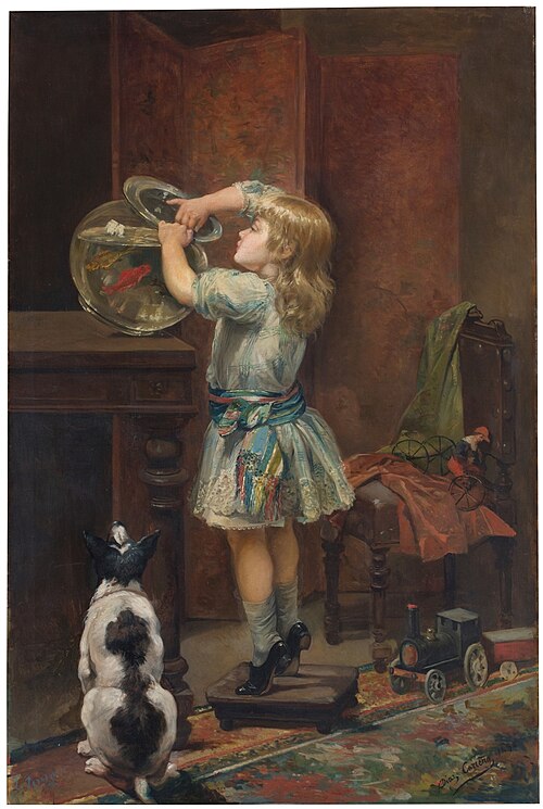 Posición probable del Globo antes del diluvio, 1890, Francisco Díaz Carreño